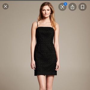Banana Republic black Eyelet Dress